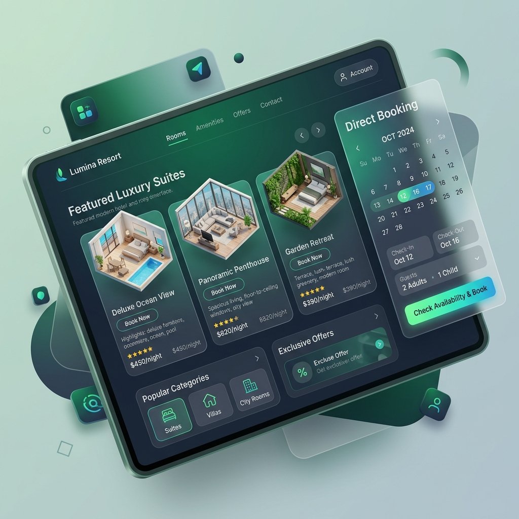 Dijihype Otel Web Sitesi Tasarımları